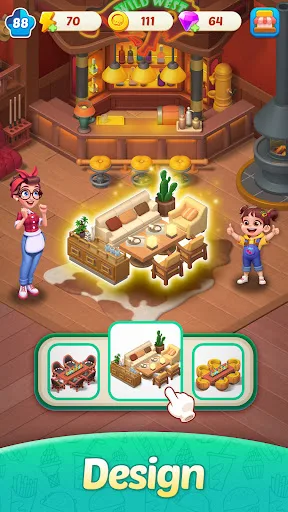 Merge Cooking Thème Restaurant screenshot 5