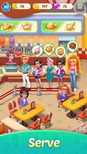Merge Cooking Thème Restaurant screenshot 7